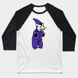 Angry Possum Wizard Baseball T-Shirt